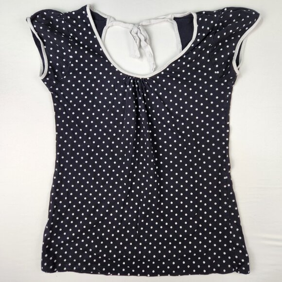 Majora PeekaBoo Cap Sleeve Scoop Blouse sz L/G - Picture 2 of 5